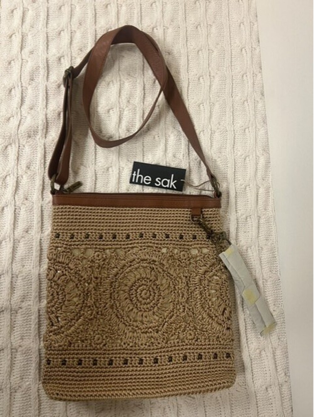 NWT The Sak Lucia Crochet Crossbody Bag – Bamboo Medallion